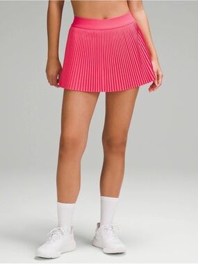 lululemon athletica Hot Pink Pleated Skater Skirt
